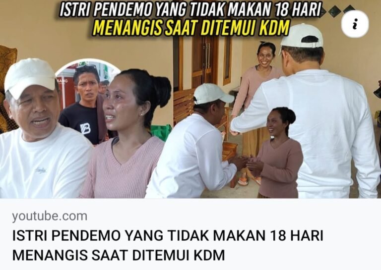 Pendemo Tambang ‘Andri Jon’ Mau Digugat Cerai Istri, KDM Datangi Rumahnya, Istrinya Auto Nangis Dong…!