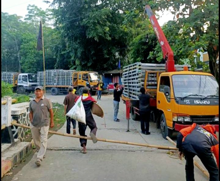Material Bailey Tiba di Jembatan Cicangor, Dedi Mulyadi Minta Maaf Ada Keterlambatan