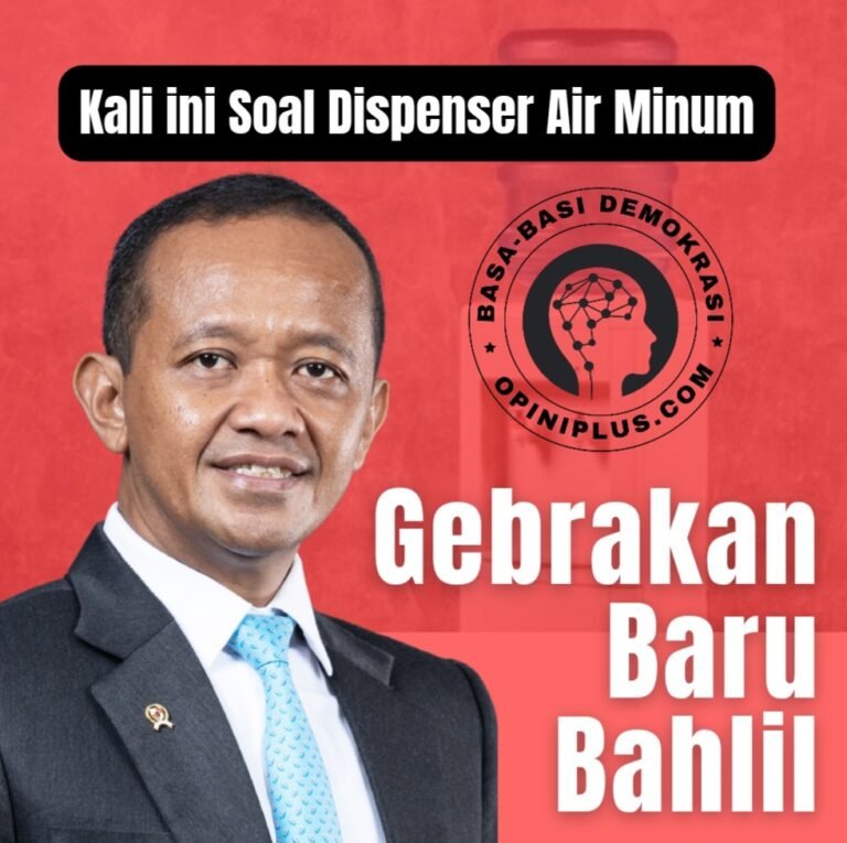 Gebrakan Baru Bahlil, Kali ini Soal Dispenser Air Minum