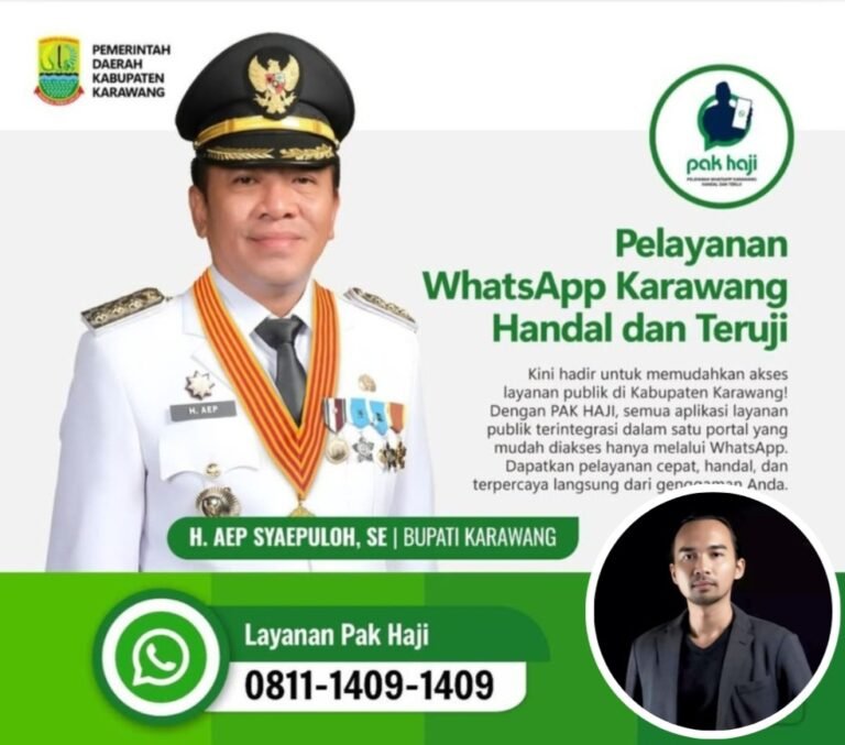 Layanan Pak Haji, Warga Bisa Lapor Masalah Apapun Hanya Lewat WhatsApp