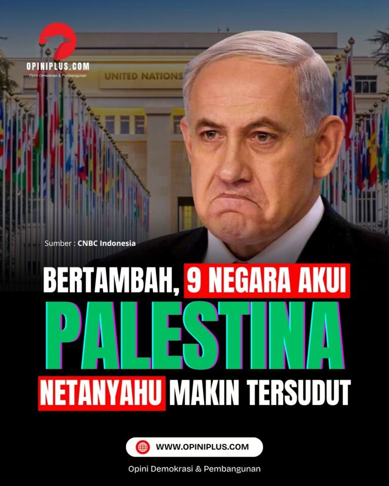 Bertambah, 9 Negara Akui Kedaulatan Palestina, Netanyahu Semakin Tersudut