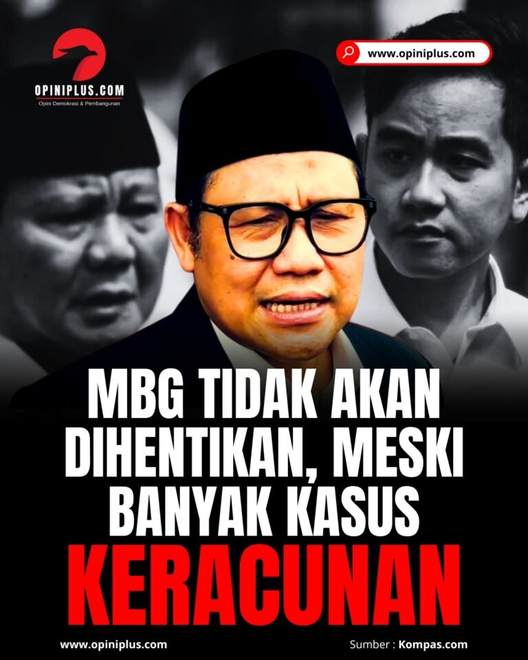 MBG Tidak akan Dihentikan, Meski Banyak Kasus Keracunan