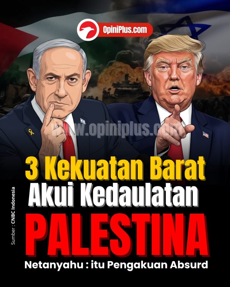 3 Kekuatan Barat Akui Kedaulatan Palestina, Netanyahu : itu Pengakuan Absurd