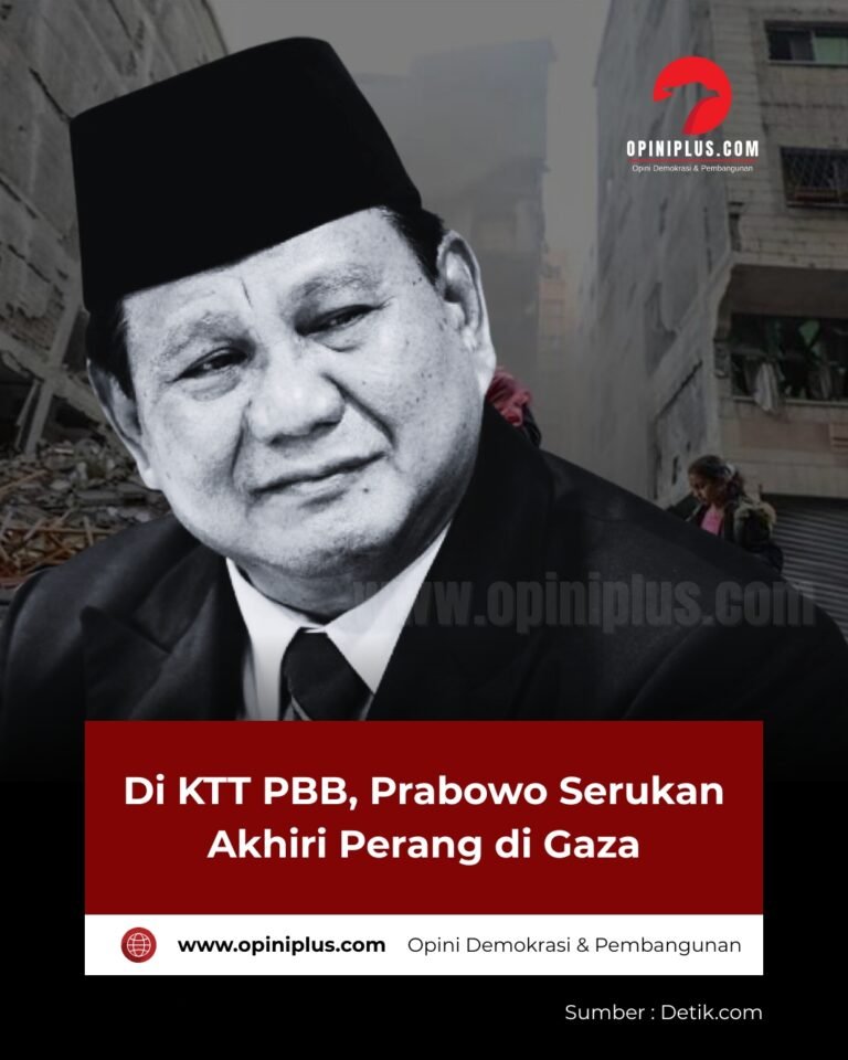 Di KTT PBB, Prabowo Serukan Akhiri Perang di Gaza