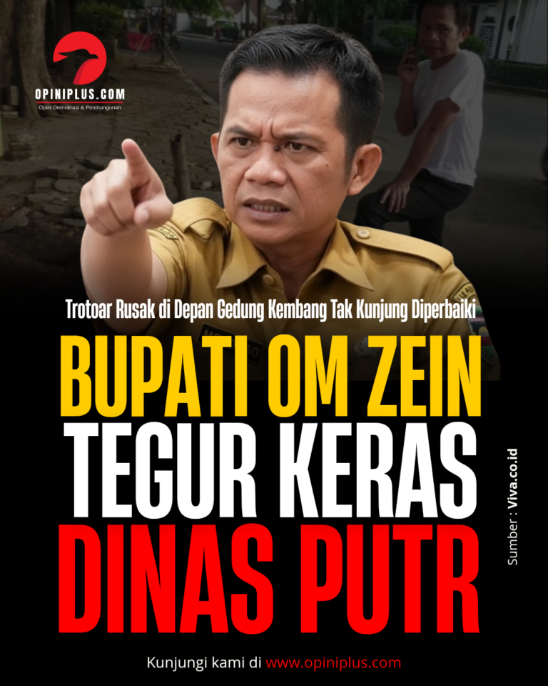 Om Zein Tegur Keras Dinas PUTR, Trotoar Rusak di Depan Gedung Kembar Tak Kunjung Diperbaiki