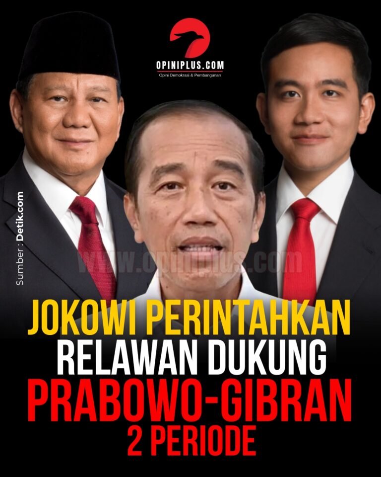 Jokowi Perintahkan Relawan Dukung Prabowo-Gibran 2 Periode