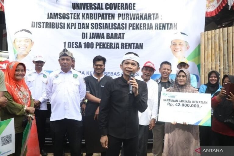19.800 Pekerja Informal Purwakarta Dilindungi BPJS Ketenagakerjaan