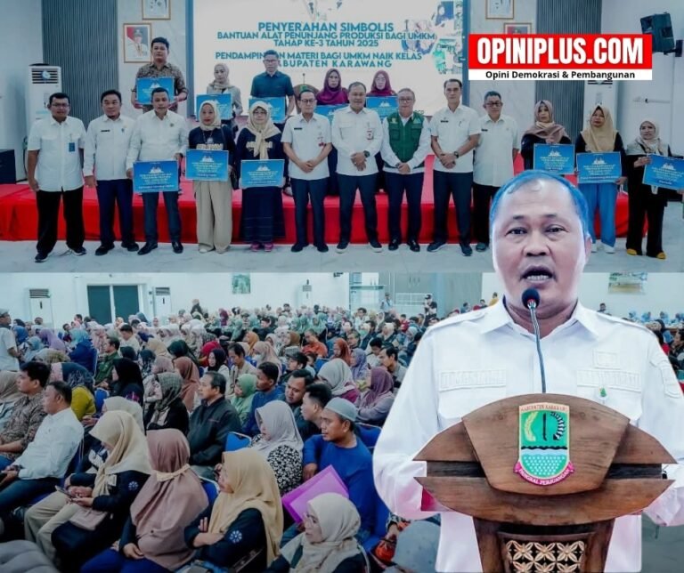 420 UMKM Karawang Dapat Bantuan Alat Produksi Baru