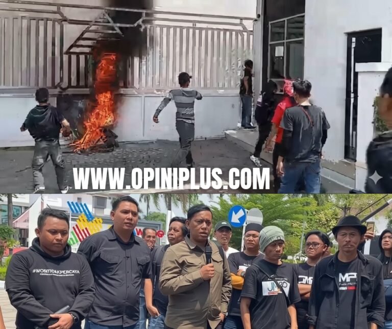 Demo Protes Kenaikan PBB-P2 di Karawang Berakhir Ricuh
