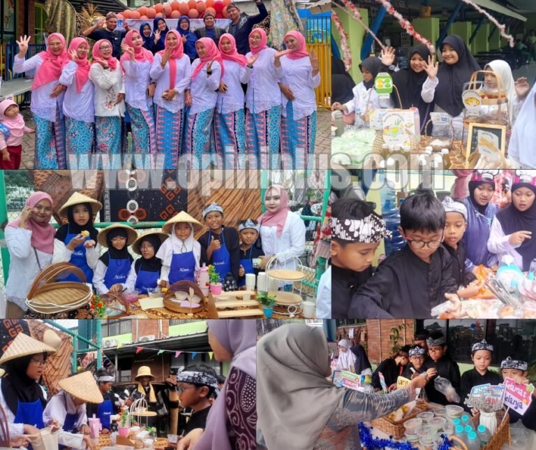 Serunya Ketika Siswa SD Islam Al-Azhar 41 Karawang Jajakan Jajanan Tradiosional