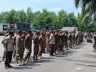 Satpol PP Bekasi Mulai Sosialisasi Penertiban Bangli di Cikarang Pusat dan Selatan