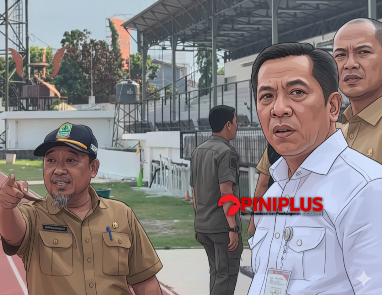 Belum Diresmikan, Sejumlah Fasilitas Olahraga Hilang Dicuri, Bupati Jiep Kecewa!