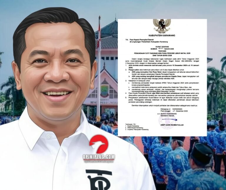 Bupati Karawang Minta ASN Tunda Cuti Nataru