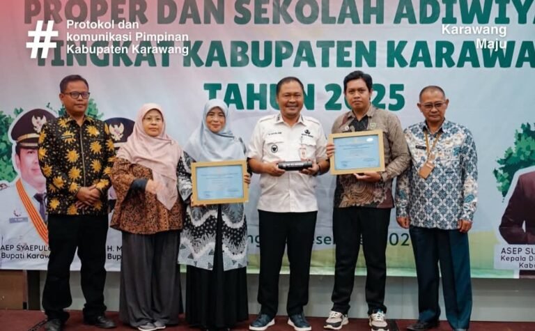 28 Perusahaan di Karawang Diganjar Penghargaan Proper dan Adiwiyata