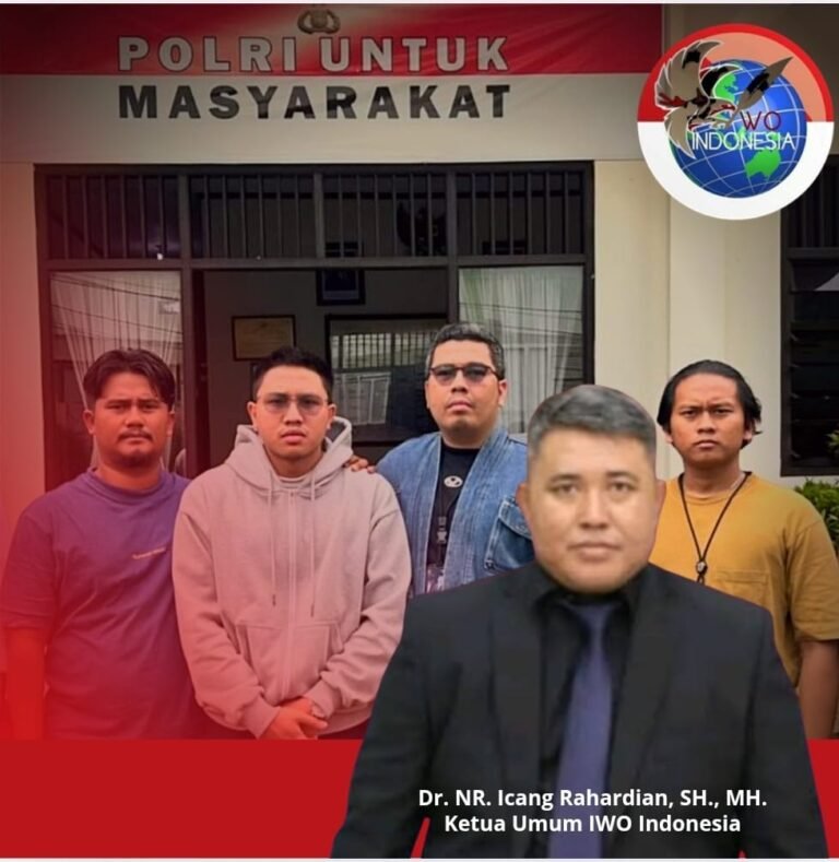 Resbob Ditangkap, Ketum IWOI Apresiasi Langkah Cepat Polda Jabar