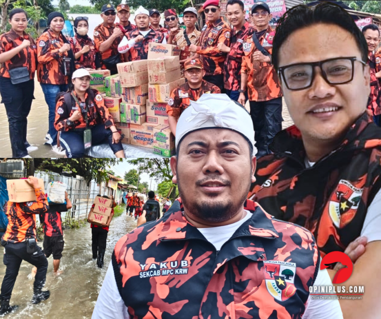 Pemuda Pancasila Karawang Bantu Korban Banjir