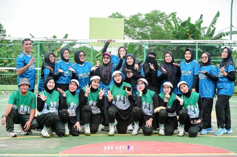 Jamiyyah Al-Azhar 41 Karawang Pererat Silaturahmi Lewat Pertandingan Bola Voli