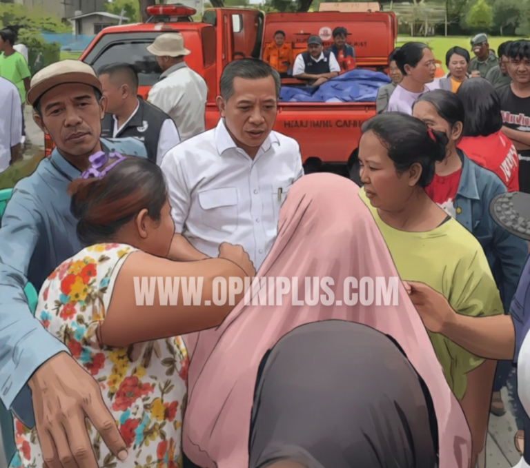 Warga Korban Banjir Kalijaya Antusias Sambut Kehadiran Bupati Aep