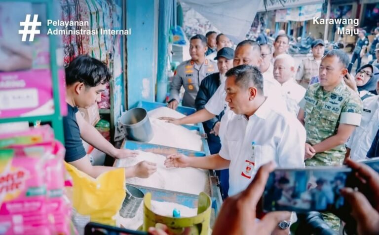 Harga Kebutuhan Pokok di Pasar Tradisional Karawang Relatif Stabil