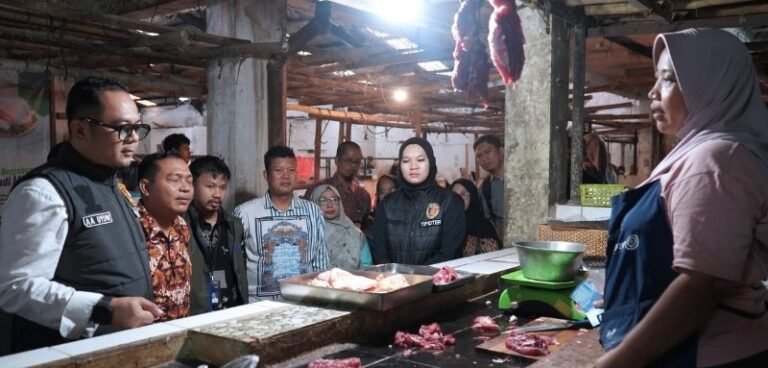 Cegah Penimbunan dan Permainan Harga Jelang Ramadhan, Polres Purwakarta Sidak Pasar Tradisional