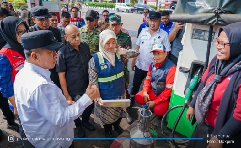 Bupati Aep Pastikan Stok BBM di SPBU Aman Jelang Arus Mudik Lebaran