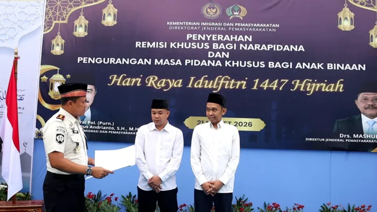 927 Warga Binaan Dapat Remisi, 8 Langsung Bebas