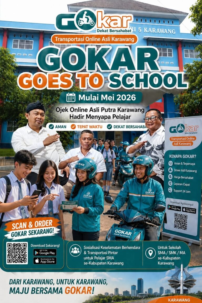 GOKAR Goes to School Bakal Dimulai 8 Mei 2026