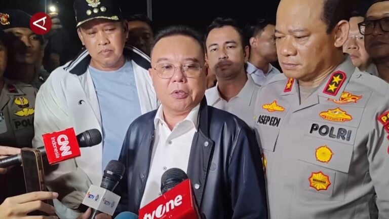Dasco, Raffi Ahmad, Kapolda Metro Jaya hingga Walkot Bekasi Pantau Jalannya Evakuasi Korban
