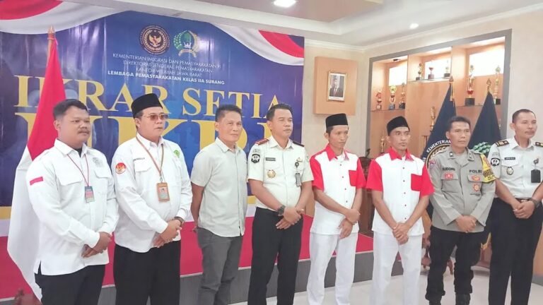 2 Napiter di Lapas Subang Ucapkan Ikrar Setia kepada NKRI