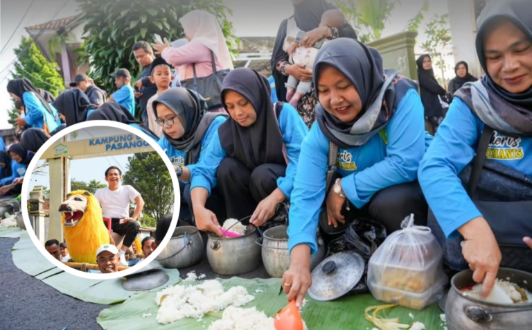 ‘Ngaliwet Seribu Kastrol’, Cara Unik Warga Purwakarta Syukuran Jalan Mulus