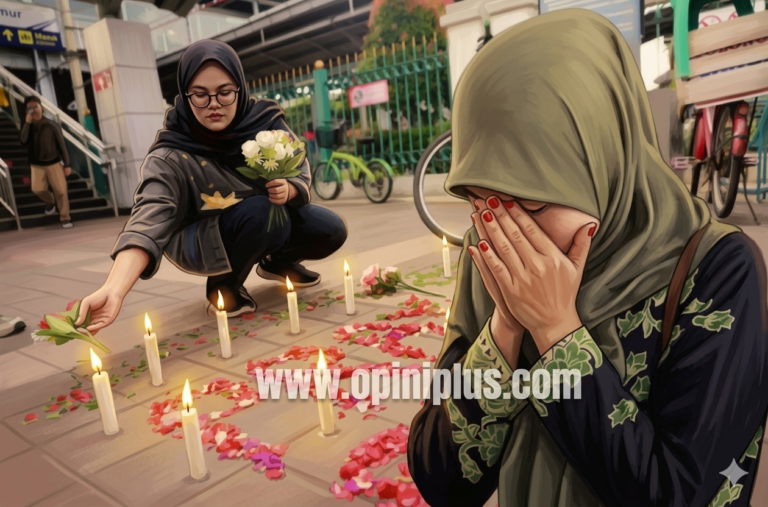 Stasiun KA Bekasi Timur Dibanjiri Buket Bunga, ‘Selamat Jalan bagi Mereka yang Telah Tiada’
