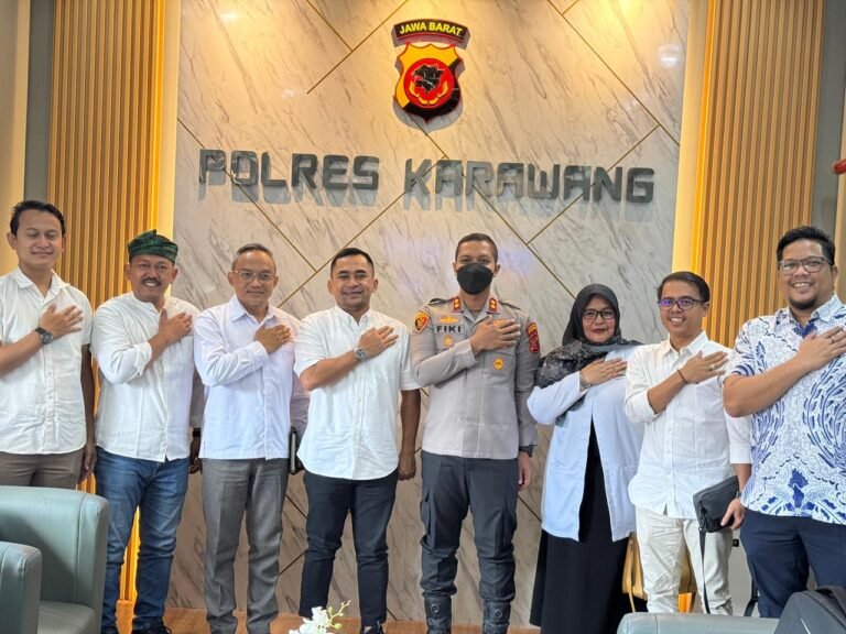 Bangun Sinergitas Lintas Sektoral untuk Menjaga Iklim Dunia Usaha, Kadin Silaturahmi dengan Polres Karawang