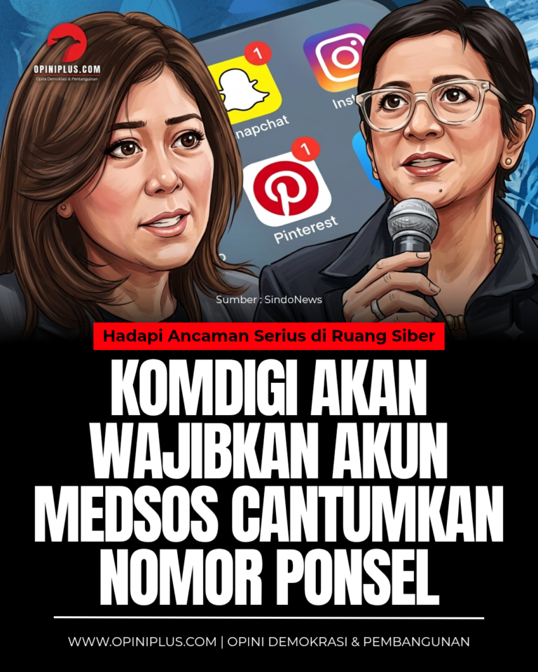 Komdigi akan Wajibkan Akun Medsos Cantumkan Nomor Ponsel