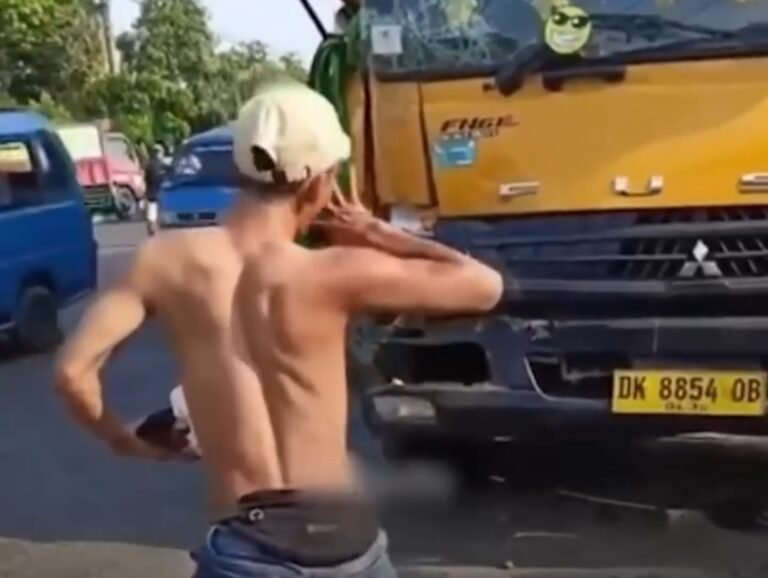 Saat Sopir Truk Pura-pura Kesurupan, karena Takut Diamuk Massa