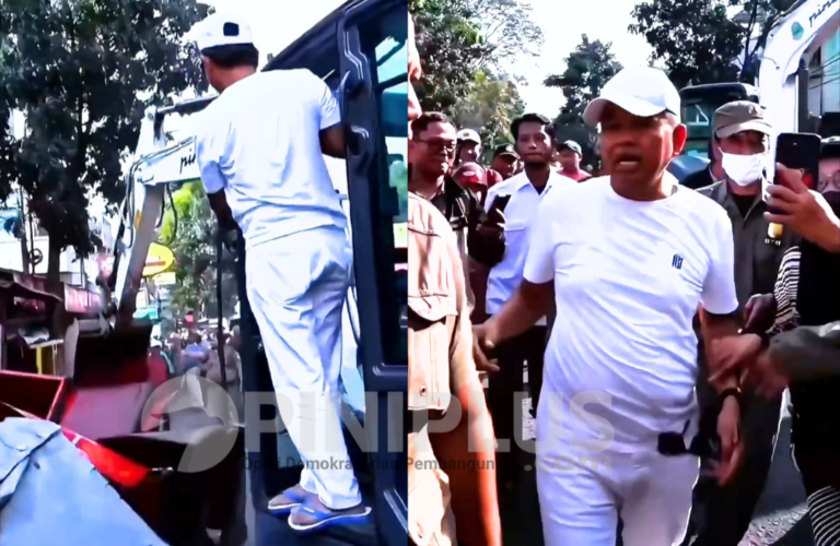 KDM Pimpin Pembongkaran Kios di Cicadas, Janji Berikan Pekerjaan Baru bagi PKL