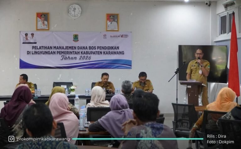 Pemkab Karawang Buka Pelatihan Manajemen Dana BOS