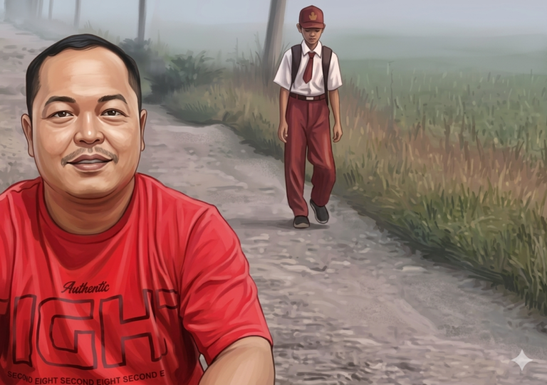 Forum KUB Soroti ‘Jalan Butut’ yang Dilalui Siswa Inspiratif, Angga : ‘Karawang Utara Hanya Diingat saat Musim Kampanye’