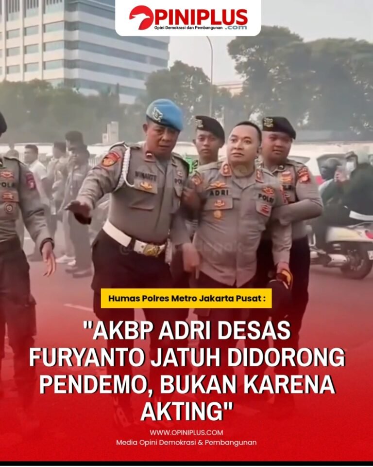 AKBP Adri Desas Furyanto Jatuh Didorong Pendemo, Bukan karena Akting