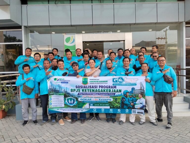 Puluhan Driver GOKAR Ikuti Sosialisasi BPJS Ketenagakerjaan