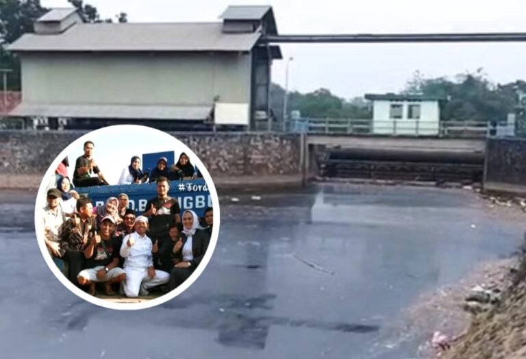 Janji Dedi Mulyadi 7 Tahun Lalu Kembali Ditagih, Bendungan Situdam Kembali Menghitam Tercemar Limbah Industri