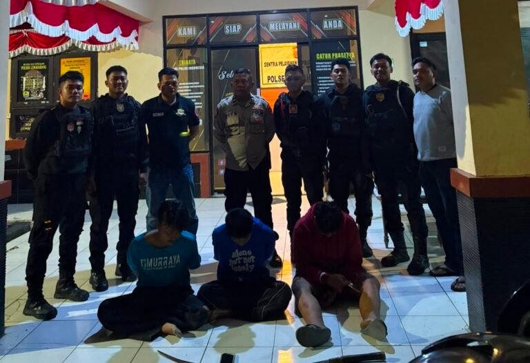 Polisi Gagalkan Aksi Tawuran yang Resahkan Warga, 3 Pemuda Diamankan