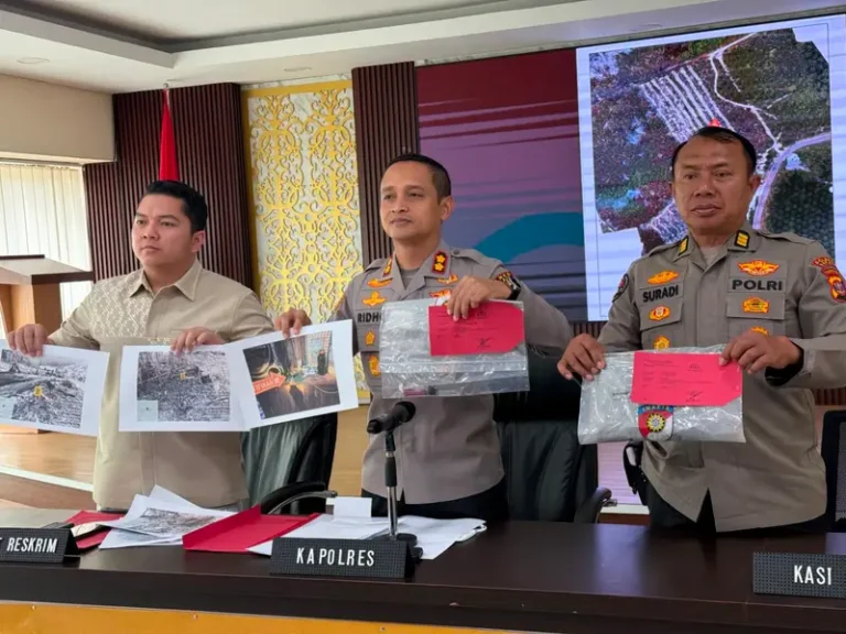 Polisi Tangkap Pelaku Pembakaran Lahan untuk Kebun Kelapa Sawit
