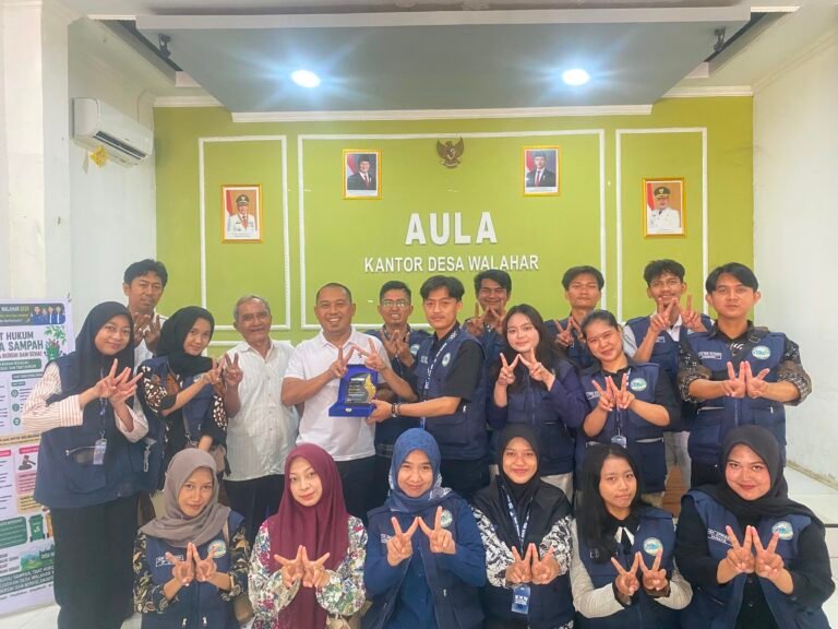 Beri Dampak Positif ke Masyarakat, BPD Walahar Apresiasi KKN Mahasiswa UBP