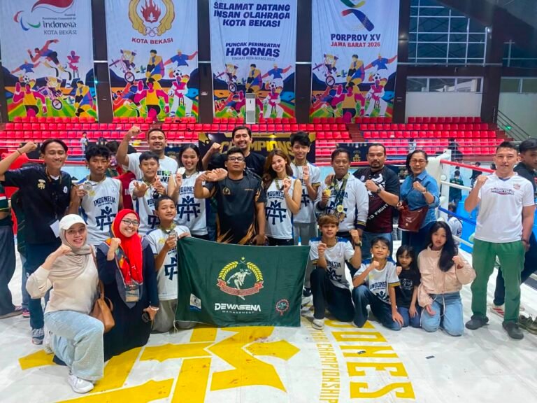 Atlet Karawang Sukses Boyong 8 Medali di Kejurnas Muaythai Championship