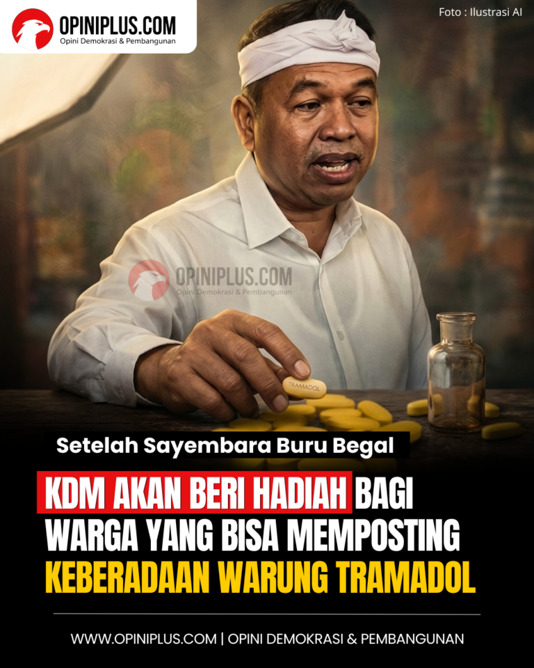KDM akan Beri Hadiah bagi Warga yang Bisa Memposting Keberadaan Warung Tramadol