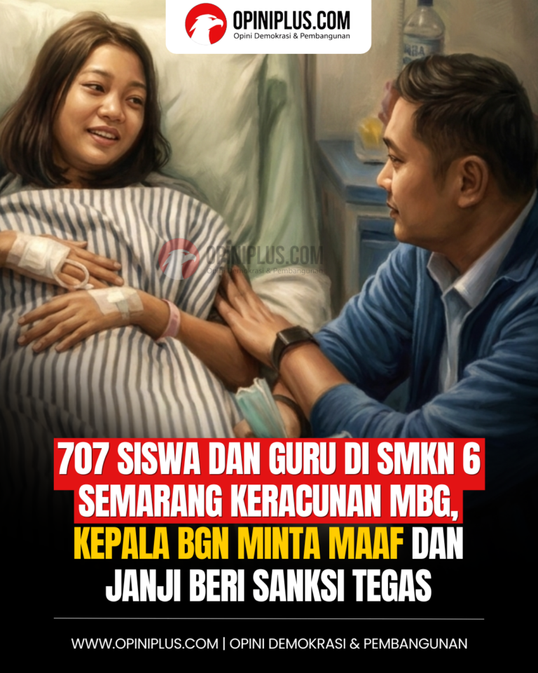 707 Siswa dan Guru di SMKN 6 Semarang Keracunan MBG, Kepala BGN Minta Maaf