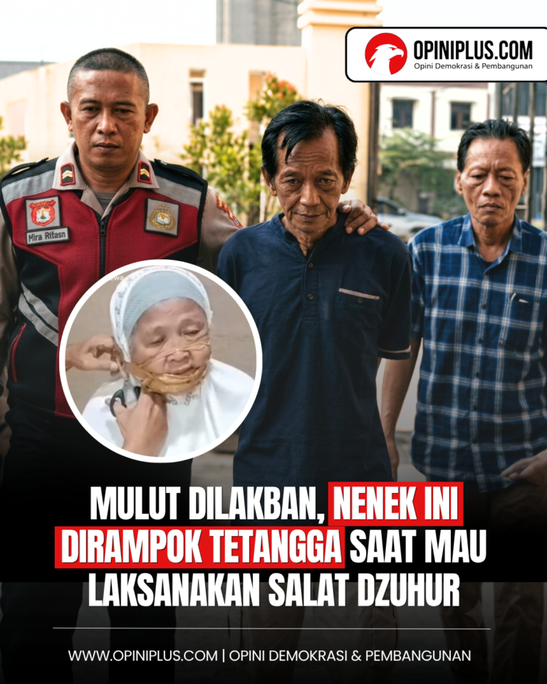 Mulut Dilakban, Nenek ini Dirampok Tetangga Saat Mau Laksanakan Salat Dzuhur