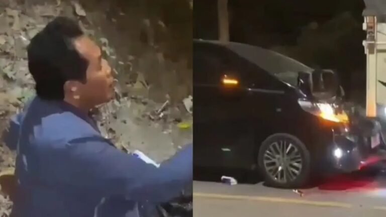 Mobil yang Ditumpangi Kiyai Anwar Zahid Alami Kecelakaan Beruntun